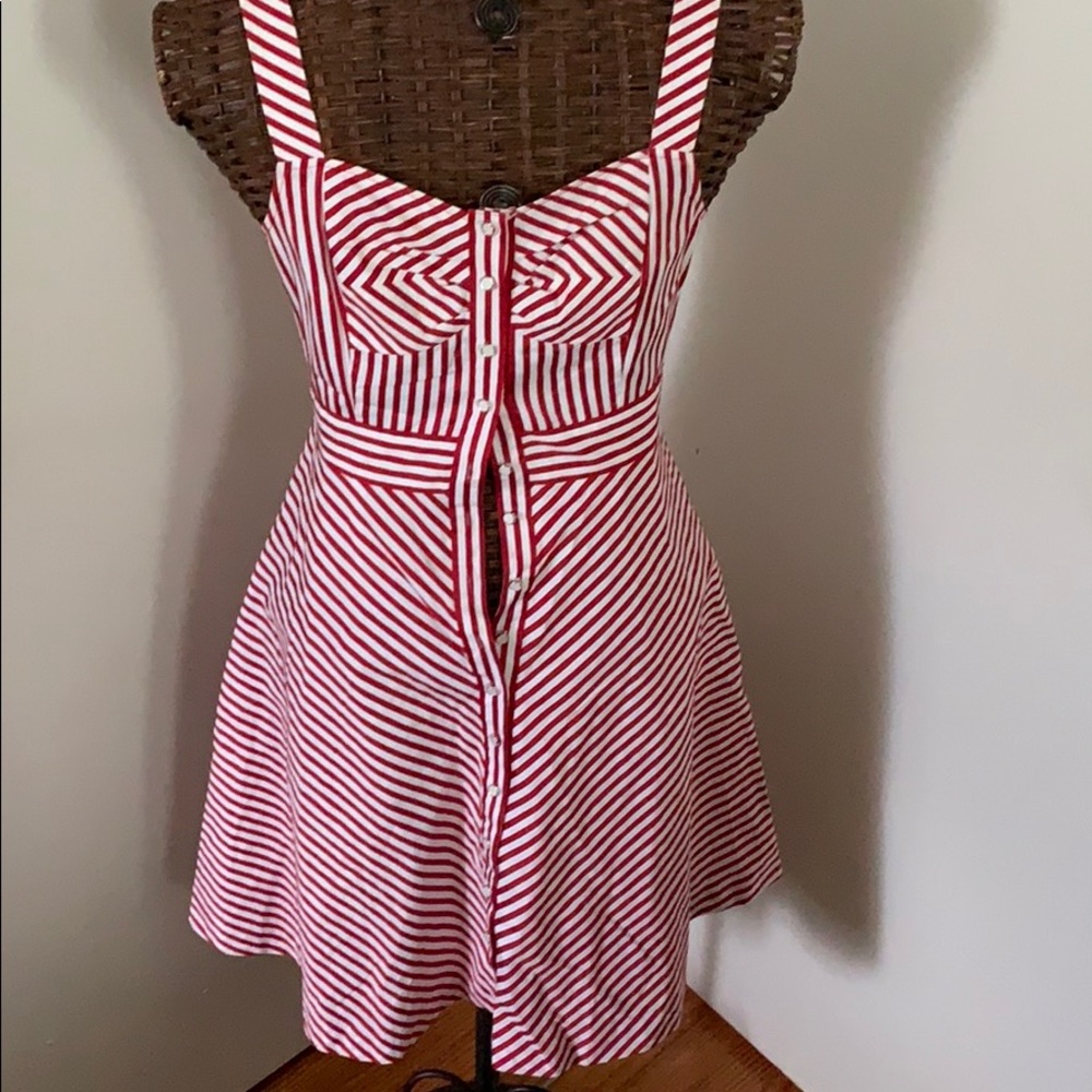 Hazzys Red & White Striped Sundress.